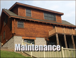  Eagle Springs, North Carolina Log Home Maintenance